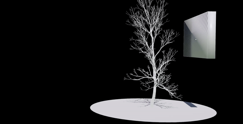Branch simulation and interactive posing in the Natsura Houdini foliage tool