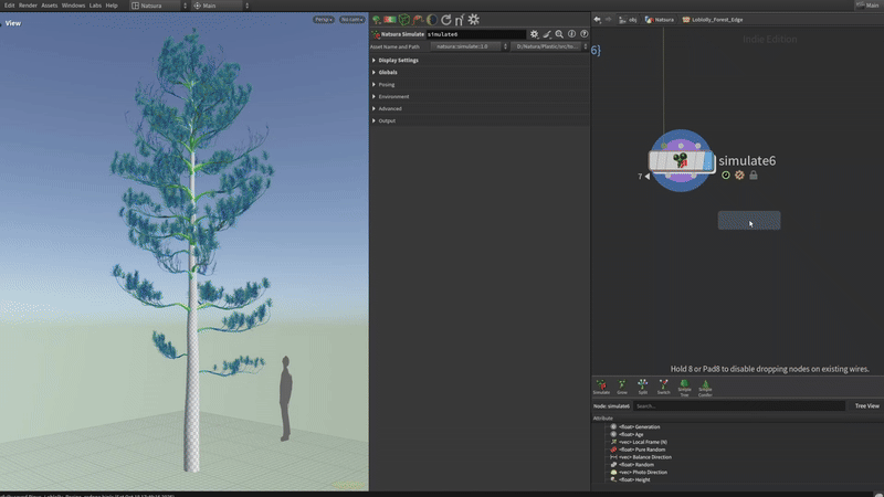 Exporting Nanite skeletal mesh trees from Houdini to Unreal