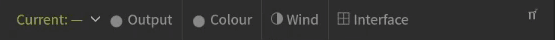 The display toolbar